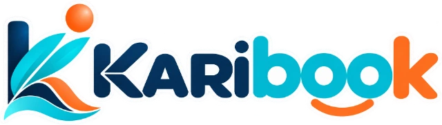 Logo Karibook — marque et lettrage